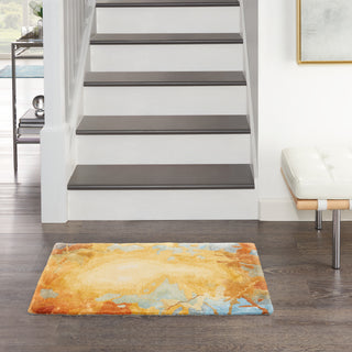 The Rug Corner Nourison Home Prismatic PRS29 GLDMT Area Rugs  