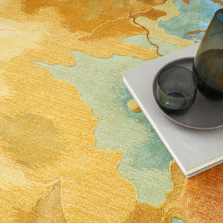 The Rug Corner Nourison Home Prismatic PRS29 GLDMT Area Rugs  