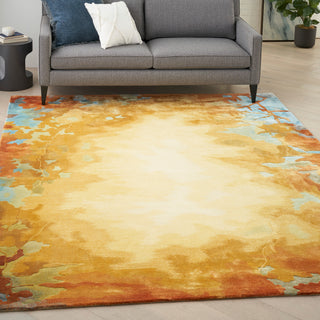 The Rug Corner Nourison Home Prismatic PRS29 GLDMT Area Rugs  