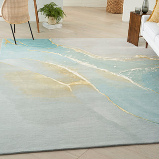 Nourison Home - Prismatic Grey/Sea Foam Area Rug PRS27