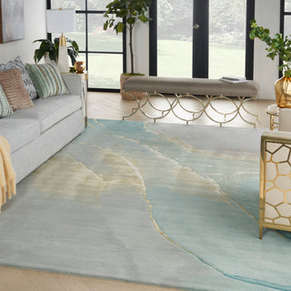 Nourison Home - Prismatic Grey/Sea Foam Area Rug PRS27