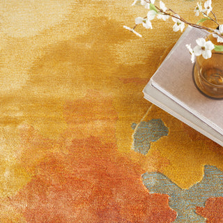 The Rug Corner Nourison Home Prismatic PRS29 GLDMT Area Rugs  