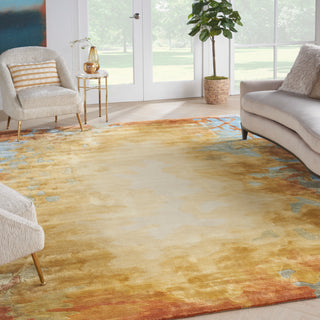 The Rug Corner Nourison Home Prismatic PRS29 GLDMT Area Rugs  