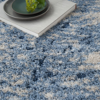 The Rug Corner Nourison Home Dreamy Shag DRS06 LTBLU Area Rugs  