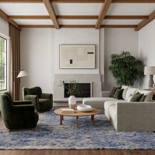 The Rug Corner Nourison Home Dreamy Shag DRS06 LTBLU Area Rugs  