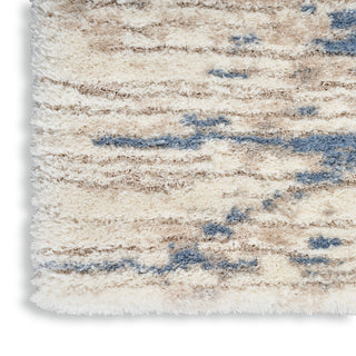 The Rug Corner Nourison Home Nourison Home - Dreamy Shag Light Blue/Grey Area Rug DRS10  