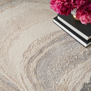 The Rug Corner Nourison Home Nourison Home - SplAsh Cream/Grey Area Rug BSK03  