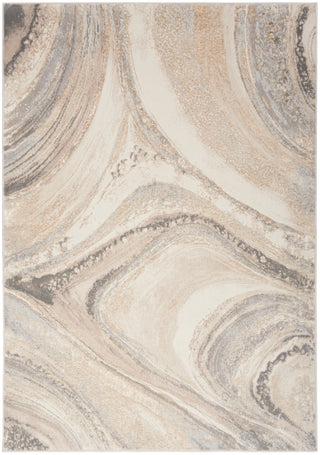 The Rug Corner Nourison Home Nourison Home - SplAsh Cream/Grey Area Rug BSK03  