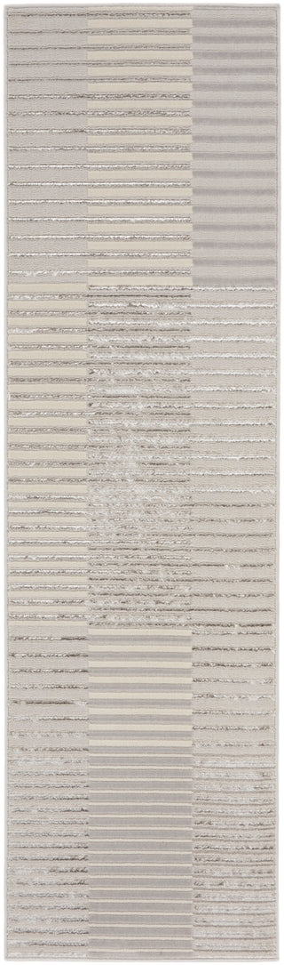 The Rug Corner Nourison Home Nourison Home - Splash Silver/Green Area Rug BSK04  