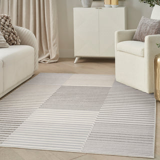 The Rug Corner Nourison Home Nourison Home - Splash Silver/Green Area Rug BSK04  