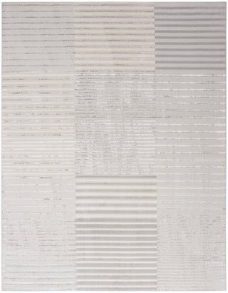 The Rug Corner Nourison Home Nourison Home - Splash Silver/Green Area Rug BSK04  