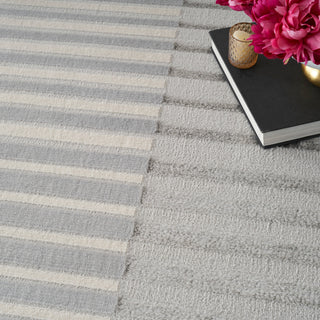 The Rug Corner Nourison Home Nourison Home - Splash Silver/Green Area Rug BSK04  
