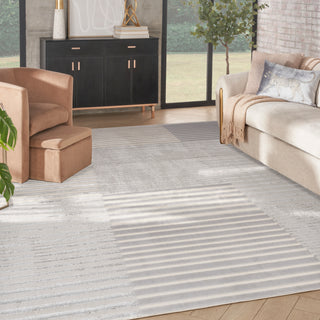 The Rug Corner Nourison Home Nourison Home - Splash Silver/Green Area Rug BSK04  