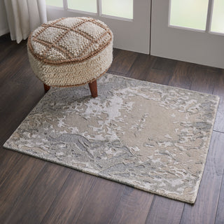The Rug Corner Nourison Home Silk Shadows SHA17 SAND Area Rugs  