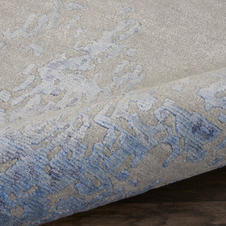 Nourison Home - Silk Shadows Grey/Blue Area Rug SHA18