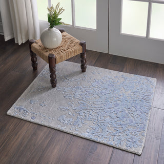 Nourison Home - Silk Shadows Grey/Blue Area Rug SHA18