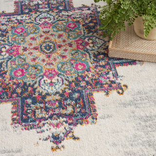 Nourison Home - Passion Ivory/Blue Area Rug PSN03