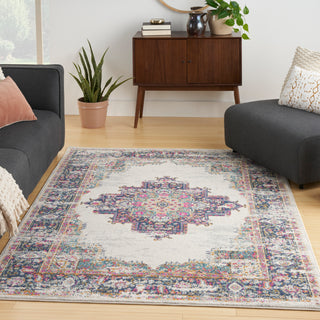 Nourison Home - Passion Ivory/Blue Area Rug PSN03
