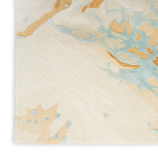 The Rug Corner Nourison Home Nourison Home - Prismatic Sand/Blue Area Rug PRS36  