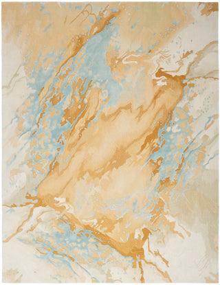 The Rug Corner Nourison Home Nourison Home - Prismatic Sand/Blue Area Rug PRS36  