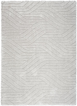 The Rug Corner Calvin Klein Calvin Klein Surfaces - Silver/Grey Area Rug SFC01  