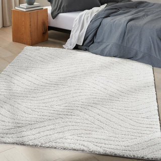 The Rug Corner Calvin Klein Calvin Klein Surfaces - Silver/Grey Area Rug SFC01  
