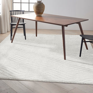 The Rug Corner Calvin Klein Calvin Klein Surfaces - Silver/Grey Area Rug SFC01  
