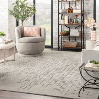 The Rug Corner Nourison Home Alessia ALE01 GREY Area Rugs  