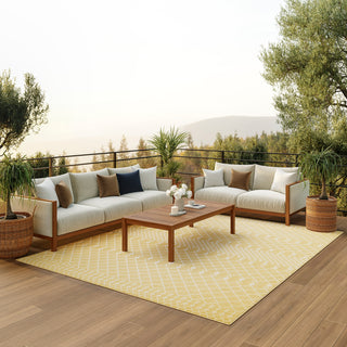 The Rug Corner Nourison Home Nourison Home - Positano Yellow Area Rug POS02  