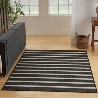 The Rug Corner Nourison Home Nourison Home - Positano Black/Ivory Area Rug POS03  