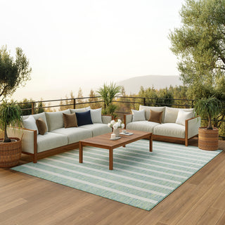 The Rug Corner Nourison Home Nourison Home - Positano Blue/Ivory Area Rug POS03  