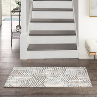 The Rug Corner Nourison Home Grafix GRF39 GREY Area Rugs  