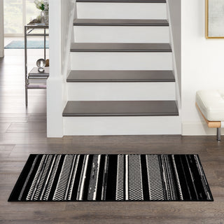 Nourison Home - Grafix Black/White Area Rug GRF41