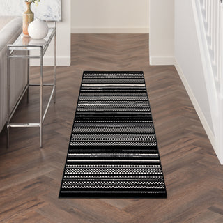 Nourison Home - Grafix Black/White Area Rug GRF41