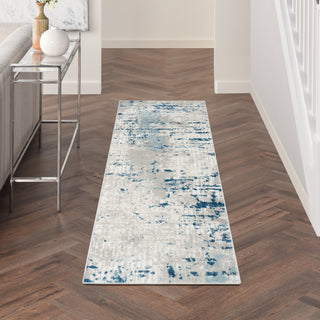 The Rug Corner Nourison Home Nourison Home - Quarry Ivory/Blue Area Rug QUA01  