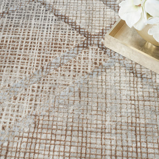 The Rug Corner Nourison Home Nourison Home - Sparkle Grey/Mocha Area Rug ILI03  