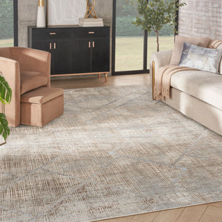 The Rug Corner Nourison Home Nourison Home - Sparkle Grey/Mocha Area Rug ILI03  