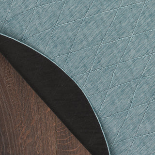 The Rug Corner Nourison Home Washable Solutions WSL01 AQUA Area Rugs  