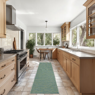 The Rug Corner Nourison Home Washable Solutions WSL01 BLGRN Area Rugs  