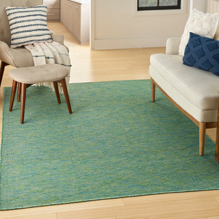 The Rug Corner Nourison Home Washable Solutions WSL01 BLGRN Area Rugs  