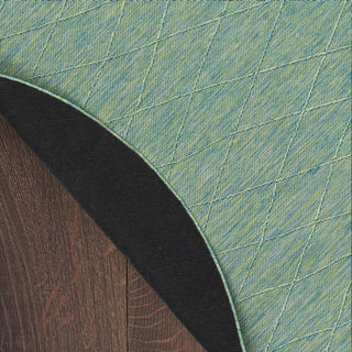 The Rug Corner Nourison Home Washable Solutions WSL01 BLGRN Area Rugs  