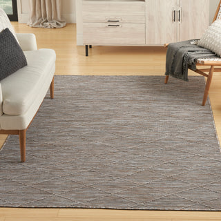 The Rug Corner Nourison Home Nourison Home - WAshable Solutions Grey/Mocha Area Rug WSL01  