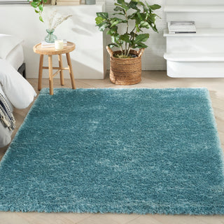 The Rug Corner Nourison Home Dreamy Shag DRS05 AQUA Area Rugs  