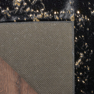 Nourison Home - Cozy Shimmer Black/Gold Area Rug CSH01
