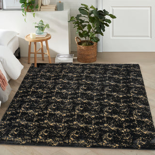Nourison Home - Cozy Shimmer Black/Gold Area Rug CSH01