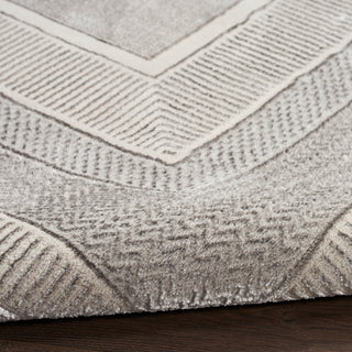 The Rug Corner Nourison Home Glitz GLZ07 SILVR Area Rugs  