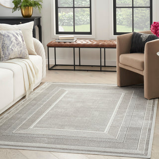 The Rug Corner Nourison Home Glitz GLZ07 SILVR Area Rugs  