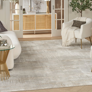 Nourison Home - Glitz Silver/Green Area Rug GLZ09