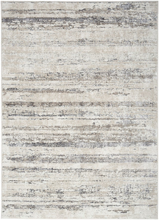 The Rug Corner Nourison Home Glitz GLZ10 CRMGY Area Rugs  