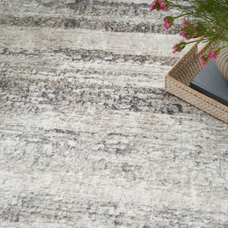 The Rug Corner Nourison Home Glitz GLZ10 CRMGY Area Rugs  
